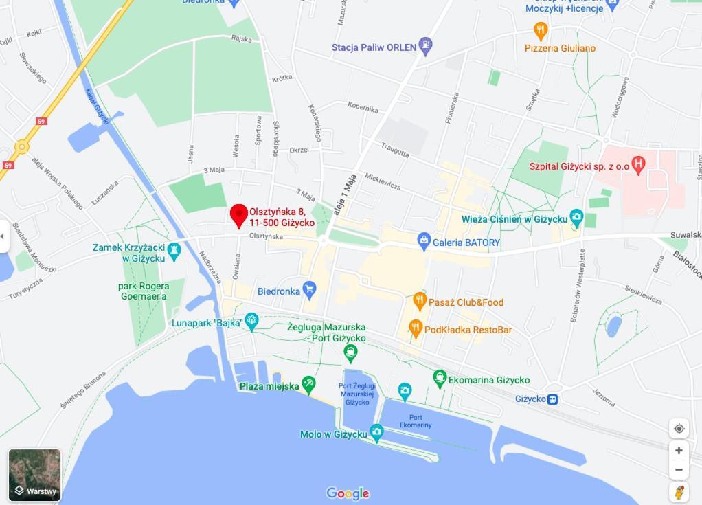 Marco Apartment 8 Гижицко Экстерьер фото